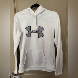 Under Armour White Hoodie with Logo